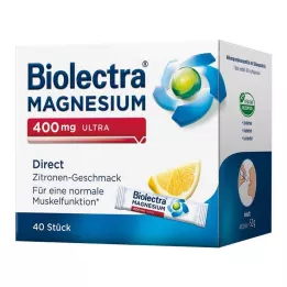 BIOLECTRA Magnesium 400 mg ultra Direct Sitron, 40 stk