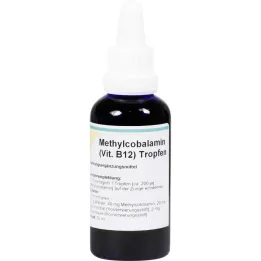 METHYLCOBALAMIN Vitamin B12 dråper, 50 ml