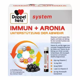 DOPPELHERZ Immun+Aronia system ampuller, 10 stk