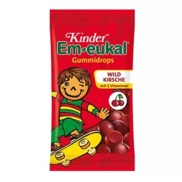 EM-EUKAL Kinder Gummidrops Wild Cherry sukkerholdig, 75 g