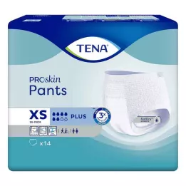 TENA PANTS pluss XS 50-70 cm ConfioFit engangsbukser, 14 deler