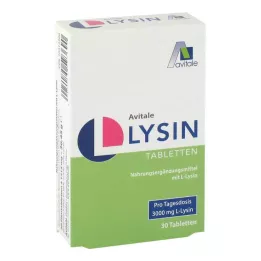 L-LYSIN 750 mg tabletter, 30 stk