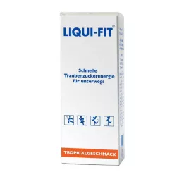LIQUI FIT flytende sukkeroppløsning Tropisk pose, 12 stk