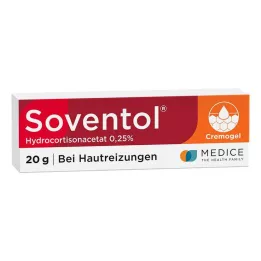 SOVENTOL Hydrokortisonacetat 0,25 % krem, 20 g