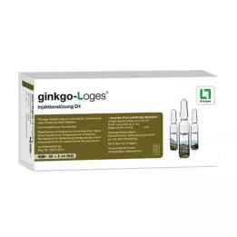 GINKGO-LOGES Injeksjonsløsning D 4 ampuller, 50X2 ml