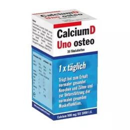 Kalsium d uno osteo film tabletter, 30 stk