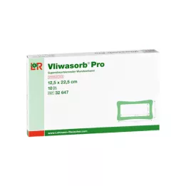 VLIWASORB Pro superabsorberende komp. steril 12,5x22,5 cm, 10 stk