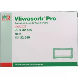 VLIWASORB Pro superabsorberende komp. steril 22x32 cm, 10 stk