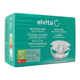 Alvita Alt-i-ett inkontinensbukse super medium day, 24 stk