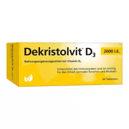 DEKRISTOLVIT D3 2000 IE tabletter, 60 stk