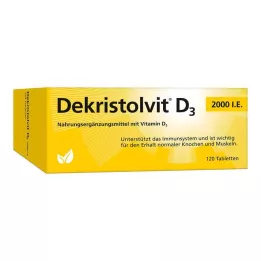 DEKRISTOLVIT D3 2000 IE tabletter, 120 stk