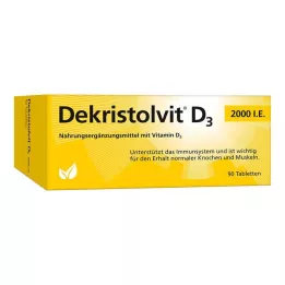 DEKRISTOLVIT D3 2000 IE tabletter, 90 stk
