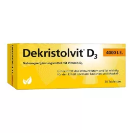 DEKRISTOLVIT D3 4000 IE tabletter, 30 stk