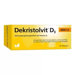 DEKRISTOLVIT D3 4000 IE tabletter, 60 stk