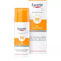 Eucerin Solbeskyttelse Gel Creme Oil Control LSF 50+, 50 ml