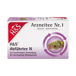 H&S Avføringsmiddel te N filterposer, 20X1,0 g