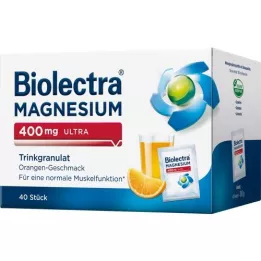 BIOLECTRA Magnesium 400 mg Ultra Trinkgran.orange, 40 stk
