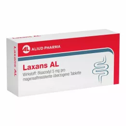 LAXANS AL gastroresistente belagte tabletter, 10 stk