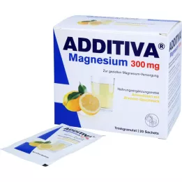 Additiva Magnesium 300 mg n pulver, 20 stk
