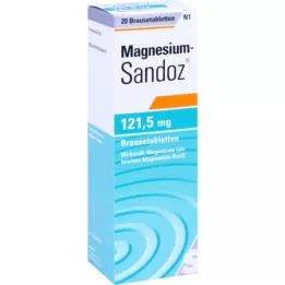 Magnesium Sandoz 121,5 mg brusende tabletter, 20 stk