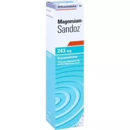 MAGNESIUM SANDOZ 243 mg brusende tabletter, 20 stk