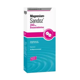 MAGNESIUM SANDOZ 243 mg brusetabletter, 40 stk