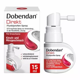 DOBENDAN Direkt Flurbiprofen Spray 8,75mg/dose oralt, 15 ml