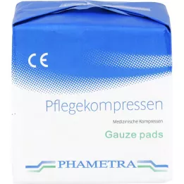 PFLEGEKOMPRESSEN Fleece 10x10 cm ikke-steril 4-lags, 100 stk
