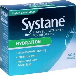 SYSTANE HYDRATION Fukting synker for øynene, 3x10 ml