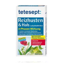 TETESEPT Tørrhoste & Halspastiller, 20 stk