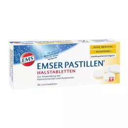 EMSER Pastiller uten mentol sukkerfri, 30 stk