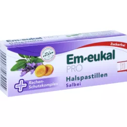 ET EUCAL PRO Haldspastillen Sage Sugar Free, 30 stk
