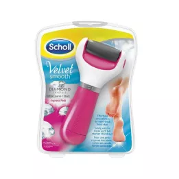 Scholl Velvet Glatt Express Pedi Pink, 1 stk