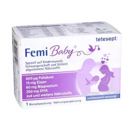 TETESEPT Femi Baby filmdrasjerte tabletter+myke kapsler, 2X30 stk