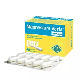 MAGNESIUM VERLA purKaps veganske kapsler til oral bruk, 60 stk
