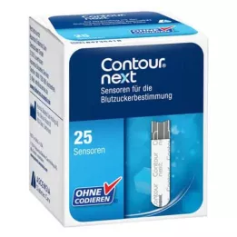 CONTOUR Next Sensors Test Strips, 1X25 stk