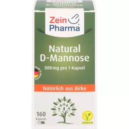 NATURAL D-Mannose 500 mg kapsler, 160 stk