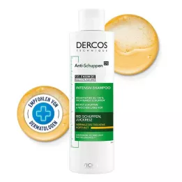 VICHY DERCOS Sjampo mot flass tørr hodebunn, 200 ml