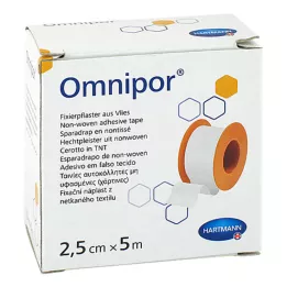 OMNIPOR Fikseringsgipsfleece 2,5 cmx5 m, 1 stk