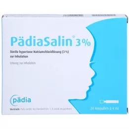 PÄDIASALIN 3 % inhalasjonsampuller, 20 stk