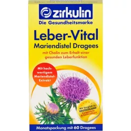 ZIRKULIN Leber-Vital Milk Thistle Tabletter, 60 stk