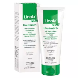 LINOLA pluss hudmelk, 200 ml