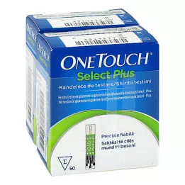 ONE TOUCH Velg pluss blodsukkerteststrimler, 100 stk