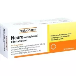 NEURO-RATIOPHARM Filmbelagte tabletter, 50 stk