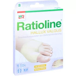Ratioline Hallux Valgus Pressure Protection Pad S (Shootgr.36-38), 1 stk