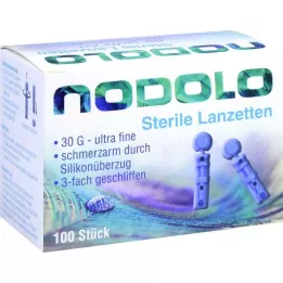 LANZETTEN NODOLO Steril 30 G Ultra Fine, 100 stk