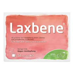Laxbene 10 g pulver til Her.e. Oral løsning, 50X10 g