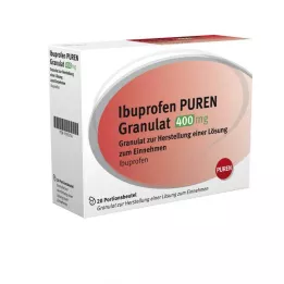 IBUPROFEN PUREN Granulat 400 mg til oppløsning til oral bruk, 20 stk
