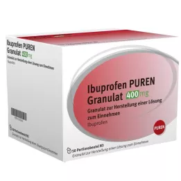 IBUPROFEN PUREN Granulat 400 mg til oppløsning til oral bruk, 50 stk