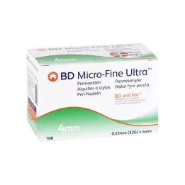 BD MICRO-FINE ULTRA Pennåler 0,23x4 mm, 100 stk